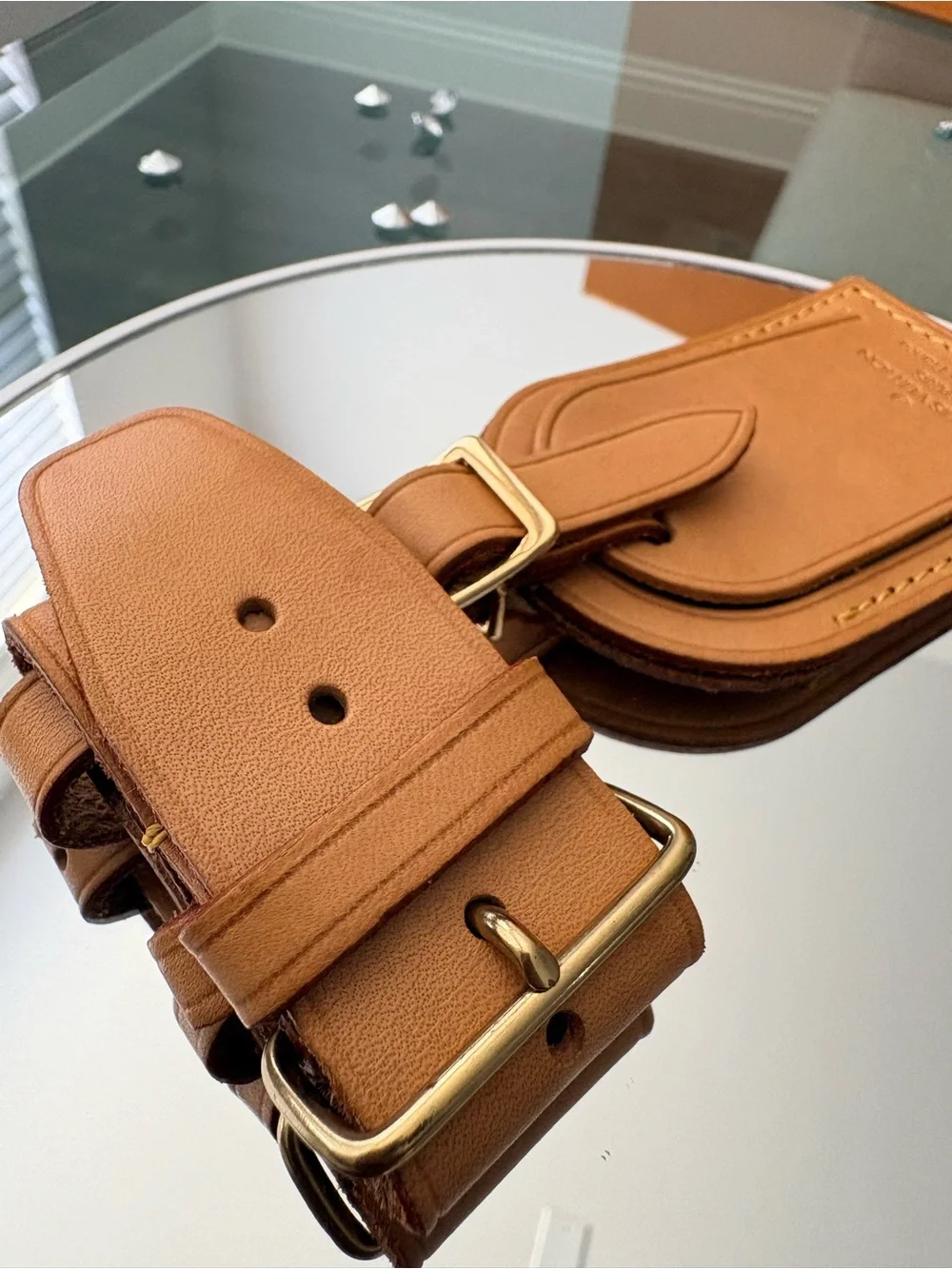 Louis Vuitton Poignant & Luggage Tag Set
